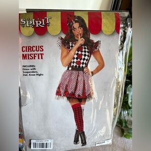 Circus Misfit clown Halloween costume 🎃👻🤡